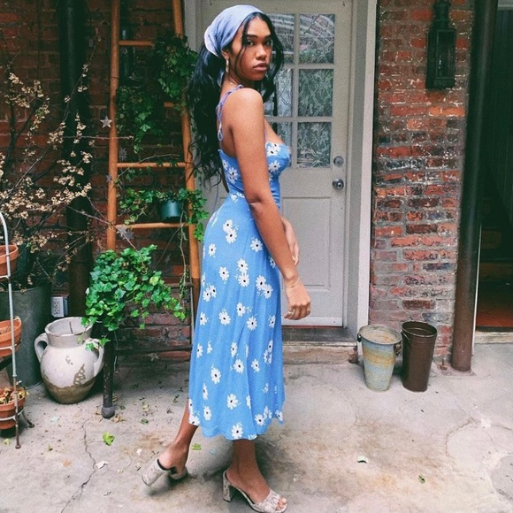 Reformation juliette dress blue - Picture 9 of 11